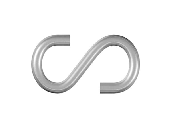 dörner + helmer 4810094 Skruekroge 56 mm Galvaniseret stål 20 stk