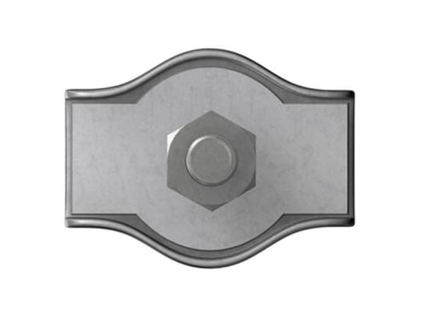 dörner + helmer 4814414 Wireklemme 6 mm Stål Galvaniseret 10 stk