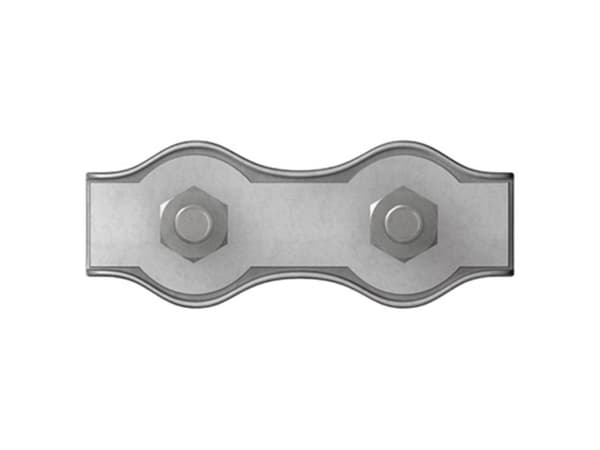 dörner + helmer 4814484 Wireklemme 8 mm Stål Galvaniseret 12 stk