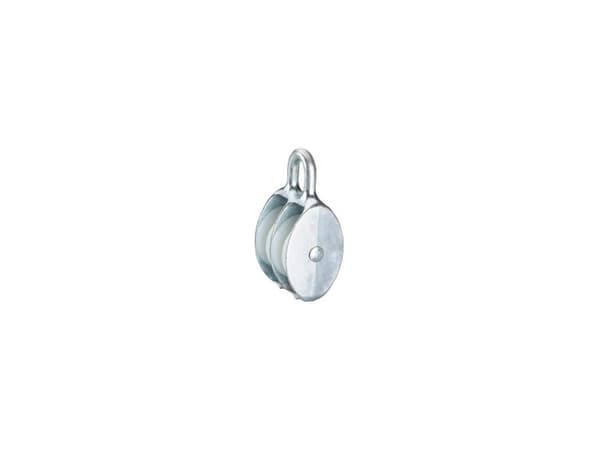 dörner + helmer 4816024 Wireblok-hjul, dobbelt 15 mm Polyamid Kabinetmateriale: Trykstøbt zink 5 stk