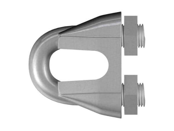 dörner + helmer 4816194 Wireklemme 13 mm Støbegods verzinkt 6 stk