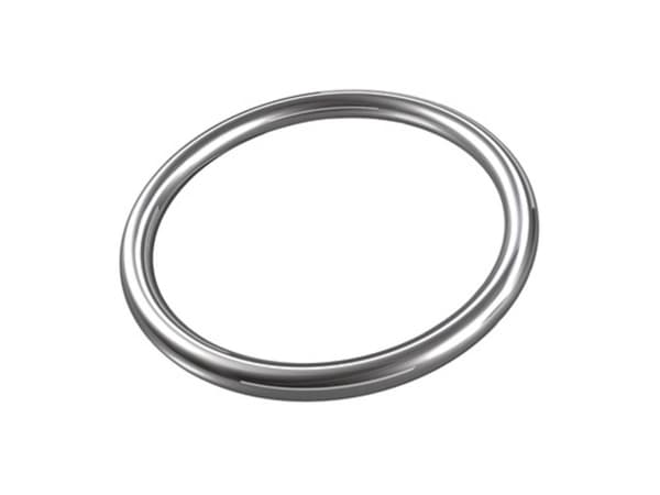 dörner + helmer 4910134 Svejsede ringe Indvendig diameter: 25 mm Rustfrit stål A2 10 stk