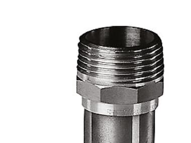Overg.nippel 1/2 -15 mm - rørgevind nippel og glat ende