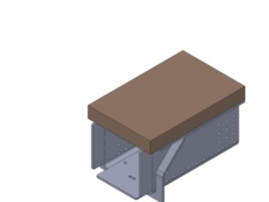 Skamol-levy polttimelle 16 kW - Paloturvallinen levy U-ritilän päällä