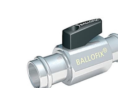 Broen Ballofix 15 mm.Pres-pres - m.håndtag