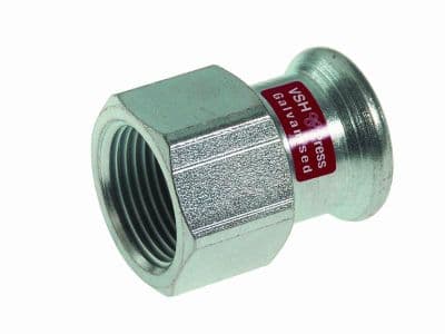 VSH overgang muffe/muffe 42 mm x 1 1/2 fz