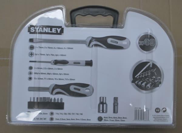 Stanley flathode presisjonsskrutrekkere 49 stk. (STHT0-70886)