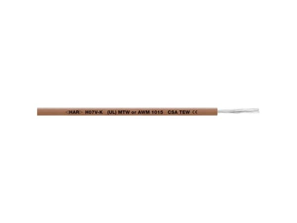 LAPP 4160203K Wire Multi-Standard SC 2.1 1 x 0,75 mm² Brun 2500 m