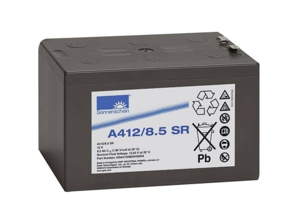 GNB Sonnenschein A412/8,5 SR Blybatteri 12 V 8.5 Ah Bly-gel (B x H x T) 152 x 98 x 98 mm Fladstik 6,35 mm Vedligeholdelsesfri