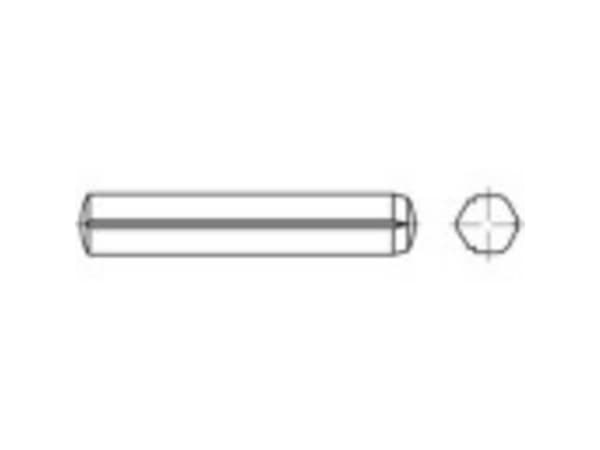 TOOLCRAFT 1066830 Zylindersøm (Ø x L) 5 mm x 24 mm Rustfrit stål A1 100 stk