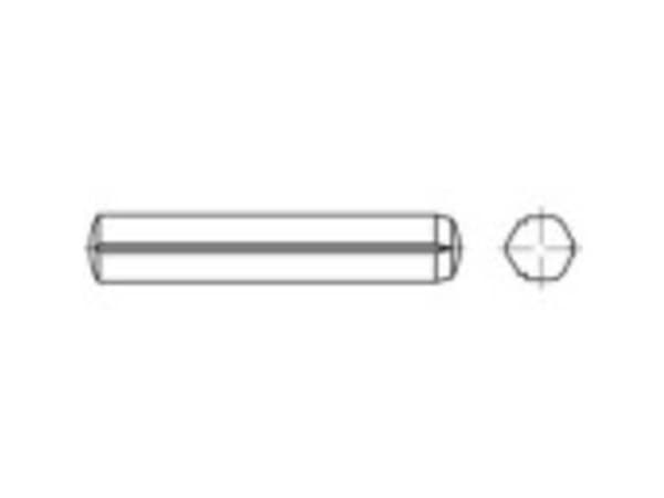 TOOLCRAFT 1066830 Zylindersøm (Ø x L) 5 mm x 24 mm Rustfrit stål A1 100 stk