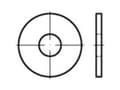 Pikkukuva 3 / 3: Aluslevy Sisähalkaisija: 5,3 mm ISO 7093 Ruostumaton teräs A4 100 kpl TOOLCRAFT 1067664