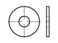 Pikkukuva 2 / 3: Aluslevy Sisähalkaisija: 5,3 mm ISO 7093 Ruostumaton teräs A4 100 kpl TOOLCRAFT 1067664