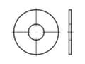 Miniatyrbild 2 av 3: Fenderskiver 10.5 mm 25 mm Rustfrit stål A2 100 stk TOOLCRAFT 1069845