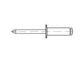 Pikkukuva 3 / 3: TOOLCRAFT 1070271 Åben blindnitte (Ø x L) 5 mm x 12 mm Rustfrit stål 500 stk