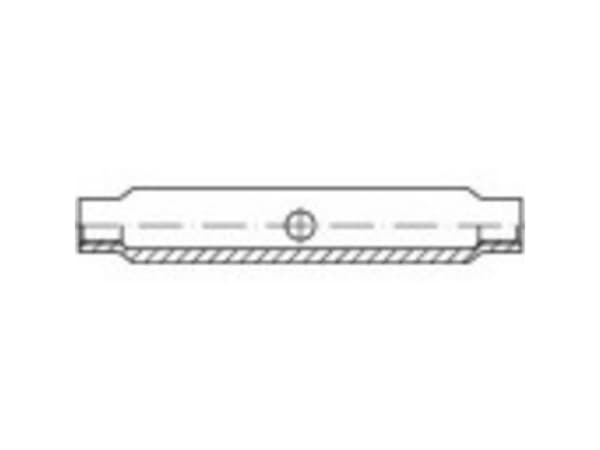TOOLCRAFT 136564 Spännskruvspännare M30 Stål Galvaniserat DIN 1478 1 st