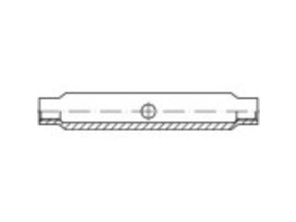 TOOLCRAFT 136564 Spännskruvspännare M30 Stål Galvaniserat DIN 1478 1 st