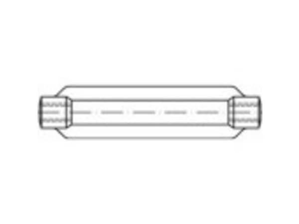 TOOLCRAFT 136589 Kiristin M24 Teräs Galvanoitu DIN 1480 1 kpl