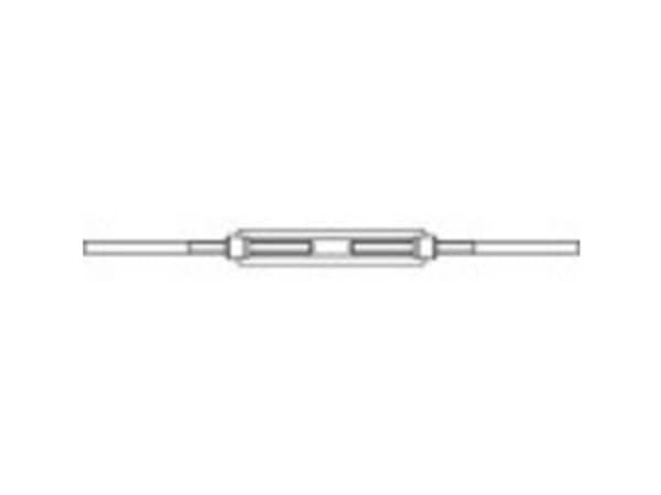 TOOLCRAFT 136595 Trådstrammer med 2 svejseender M14 Stål Galvaniseret DIN 1480 1 stk