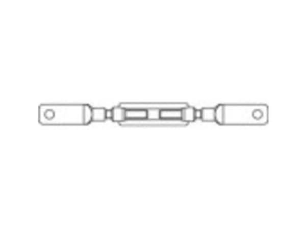TOOLCRAFT 136630 Spændelåsstrammer M16 Stål Galvaniseret DIN 1480 1 stk