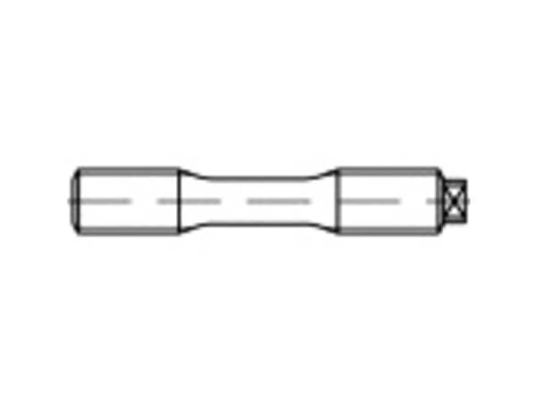 TOOLCRAFT 137570 Expansionsskruvar 140 mm DIN 2510 1 st