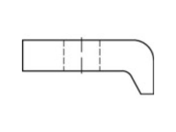 TOOLCRAFT 10 mm Stål varmgalvaniseret 1 stk 137756