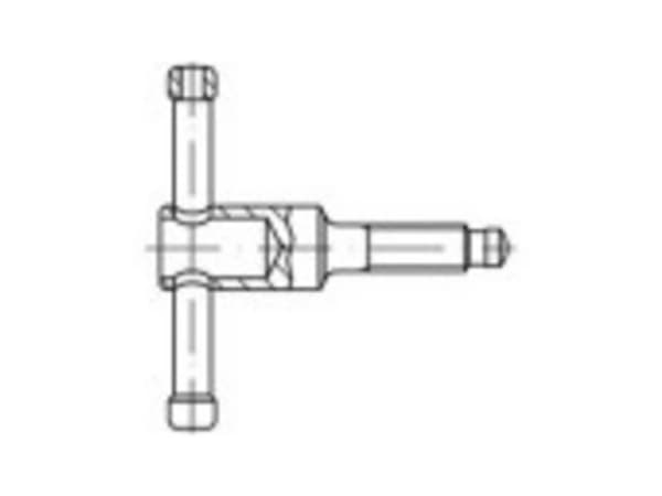 TOOLCRAFT 137865 Fingerskrue M10 50 mm DIN 6306 Stål Bruneret 1 stk