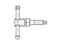 Miniatyrbild 3 av 4: TOOLCRAFT 137865 Fingerskrue M10 50 mm DIN 6306 Stål Bruneret 1 stk