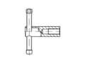Miniatyrbild 3 av 3: TOOLCRAFT 137876 Fingermøtrikker M16 DIN 6307 Stål Bruneret 1 stk