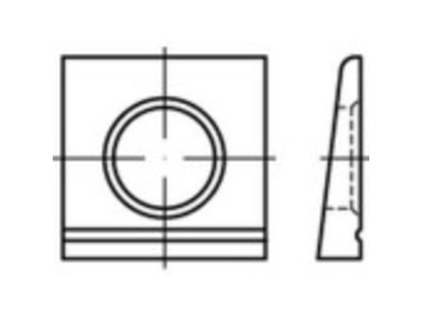 Remskiver 23 mm Stål Varmegalvaniseret 1 stk TOOLCRAFT 139580