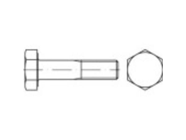 TOOLCRAFT 146895 HV-sekskantsskruer M27 115 mm Udvendig sekskant DIN 14399 Stål Varmegalvaniseret 1 stk