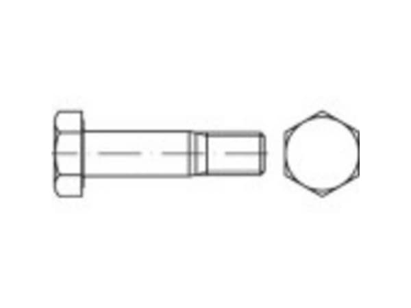 TOOLCRAFT 147024 HV-passkruer M20 105 mm Udvendig sekskant DIN 14399 Stål Varmegalvaniseret 1 stk