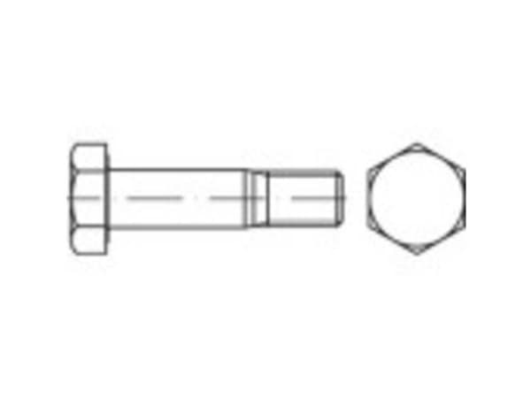 TOOLCRAFT 147024 HV-passkruer M20 105 mm Udvendig sekskant DIN 14399 Stål Varmegalvaniseret 1 stk