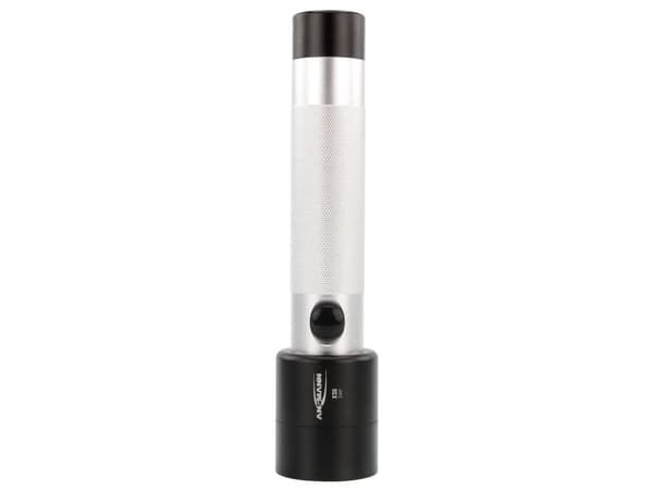 Ansmann 1600-0155, Hånd lommelygte, Aluminium, Sort, Aluminium, IPX4, LED, 1 Lampe( r)