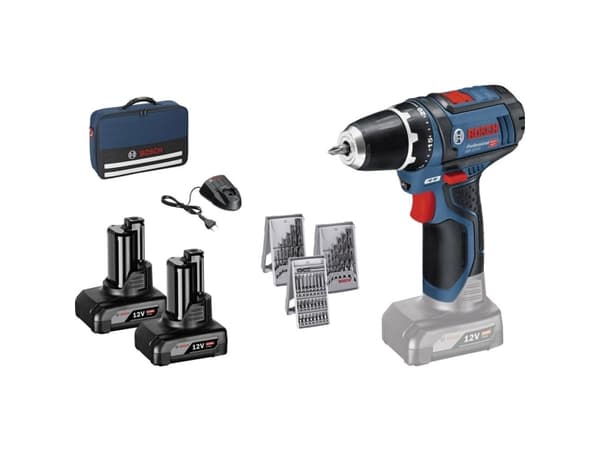 Bosch AKKUSKRUETRÆKKER GSR 12V-15 2X4AH M/ACC