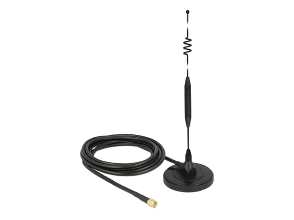 Delock LTE Antenna - Antenn - smart hem - 6 dBi - rundstrålande - utomhus, inomhus - svart