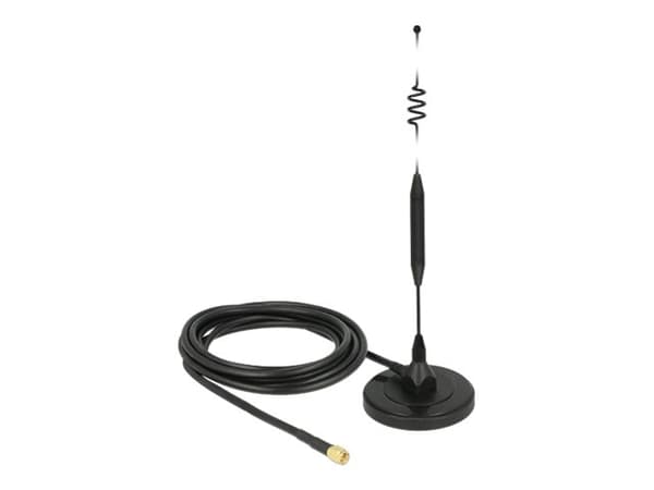 Delock LTE Antenna - Antenn - smart hem - 6 dBi - rundstrålande - utomhus, inomhus - svart