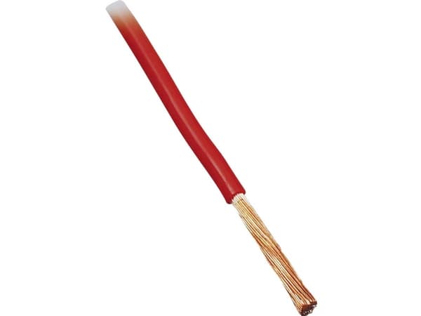BKL Electronic 1503026/50 Fordonskabel FLRY-B 1 x 6 mm² Röd 50 m