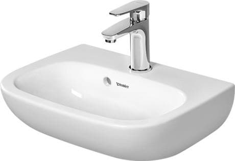 Duravit 07054500002, Veggmontert vask, Keramisk, Hvit, 450 mm