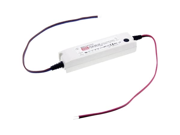 MEAN WELL PLN-20-48, 20 W, IP20, 90 - 277 V, 0,4 A, 48 V, 38,5 mm