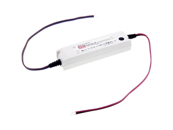 MEAN WELL PLN-20-48, 20 W, IP20, 90 - 277 V, 0,4 A, 48 V, 38,5 mm