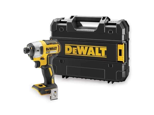DeWALT DCF887NT-XJ, Iskuväännin, Musta, Keltainen, 1/4", Akku, Litiumioni (Li-Ion), 18 V