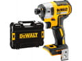 Pikkukuva 1 / 2: DeWALT DCF887NT-XJ, Iskuväännin, Musta, Keltainen, 1/4", Akku, Litiumioni (Li-Ion), 18 V