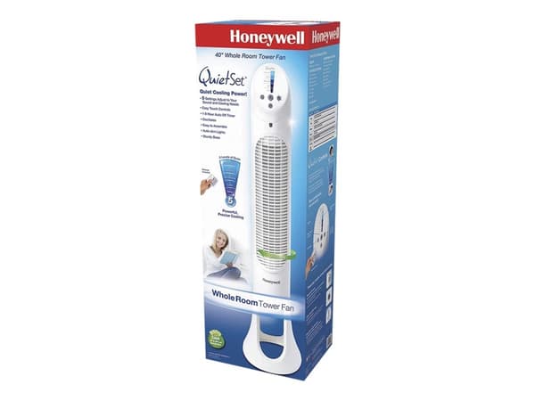 Kylfläkt - Honeywell QuietSet HYF260E - vit