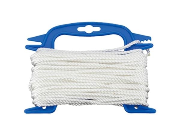 dörner + helmer 190301 Polyamidsladd (Ø x L) 4 mm x 20 m Vit