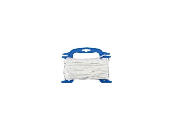 dörner + helmer 190301 Polyamidsladd (Ø x L) 4 mm x 20 m Vit