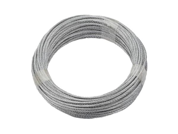 dörner + helmer 190382 Stålwire verzinkt (Ø x L) 4 mm x 20 m Grå