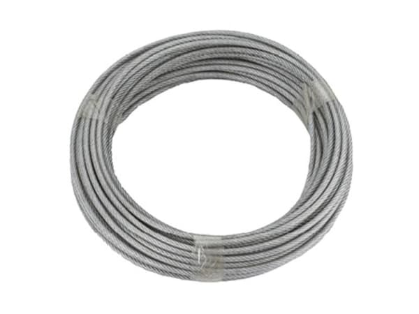 dörner + helmer 190384 Teräslanka galvanoitu (Ø x L) 4 mm x 20 m Harmaa
