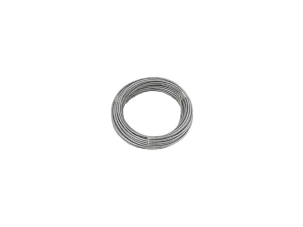 dörner + helmer 190384 Stålwire verzinkt (Ø x L) 4 mm x 20 m Grå