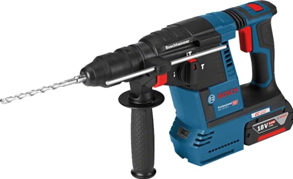 Bosch GBH 18V-26 F Professional - Roterende hammer - trådløs - SDS-plus - 2.6 joule - 2 batterier - 18 V